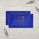Search for cobalt blue business cards Gold
