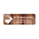 Search for rustic antlers return address labels Farmhouse