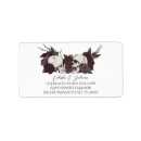 Search for floral white return address labels Gothic