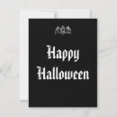 Search for black and white halloween cards October