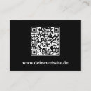 Search for black barcode business cards Elegant