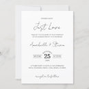 Search for love wedding invitations Nothing fancy just love