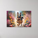 Search for german shepherd canvas prints Cute