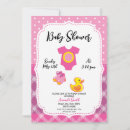 Search for duck baby girl shower invitations Cute