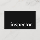 Search for inspector business cards House