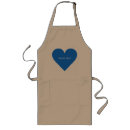 Search for blue heart aprons For him