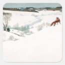 Search for fox in snow stickers Animal