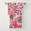 Search for coral floral bathroom accessories Botanical