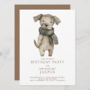Search for pet party invitations Watercolor