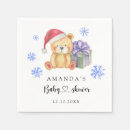 Search for teddy bear baby shower napkins Watercolor