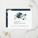 Search for floral bridesmaid cards Watercolor