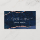 Search for navy and rose gold business cards Agate