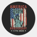 Search for 4th anniversary stickers 250 years