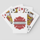 Search for fire department playing cards First responder