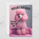 Search for poodle birthday invitations Cute