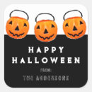 Search for halloween name tag stickers Jack o lantern