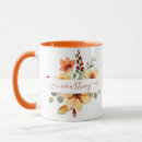 Search for bright floral mugs Orange