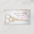 Search for parisian business cards Hair stylist