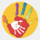 Search for caring hands stickers Purple