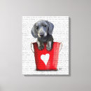 Search for puppy canvas prints Dachshund