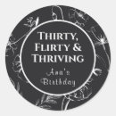 Search for flirty stickers 30th birthday