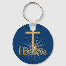 Search for gold cross key rings God