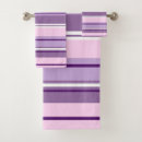 Search for purple stripes bath towels Stripey