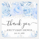 Search for thank you winter baby shower stickers Floral