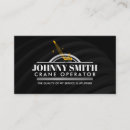 Search for crane business cards Contractor