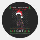 Search for cat in santa hat stickers Funny