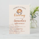 Search for coffee birthday invitations Coffee lover party