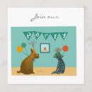 Search for party hat invitations Kitty