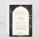 Search for moon and stars bridal shower invitations Celestial