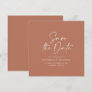 Search for terracotta wedding save the dates Script
