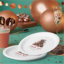 Search for retro christmas paper plates Festive