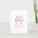 Search for just married wedding thank you cards Whimsical