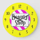 Search for beauty salon clocks Pink