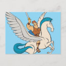 Search for disney postcards Hercules riding pegasus
