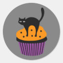 Search for orange cupcake stickers Black