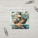 Search for sailing ships business cards Sea