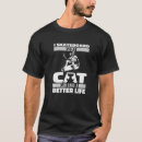 Search for skateboarding cats tshirts Skater
