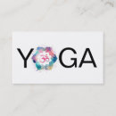 Search for yoga instructor business cards Watercolor