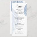 Search for dusty blue wedding menus Unique