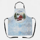 Search for red truck aprons Vintage