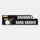 Search for drumming bumper stickers Funny