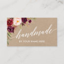 Search for package inserts business cards Handmade