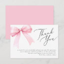 Search for pink bow thank you cards Chic