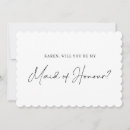 Search for text bridesmaid cards Maid of honour