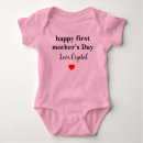 Search for first mothers day baby bodysuits New mother