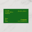 Search for singles business cards Green